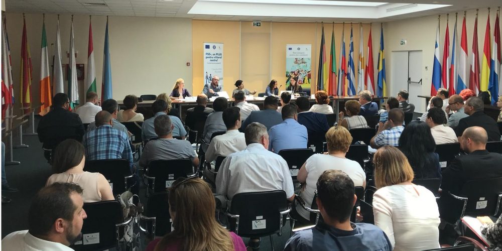 Beneficiarii proiectelor POCU destinate incluziunii romilor au avut, astăzi, o reuniune de lucru cu reprezentanții MFE