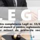 Lege pentru completarea Legii nr. 53/2003 – Codul muncii și pentru reglementarea unor măsuri de protecție socială