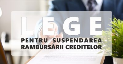 Lege pentru suspendarea rambursării creditelor