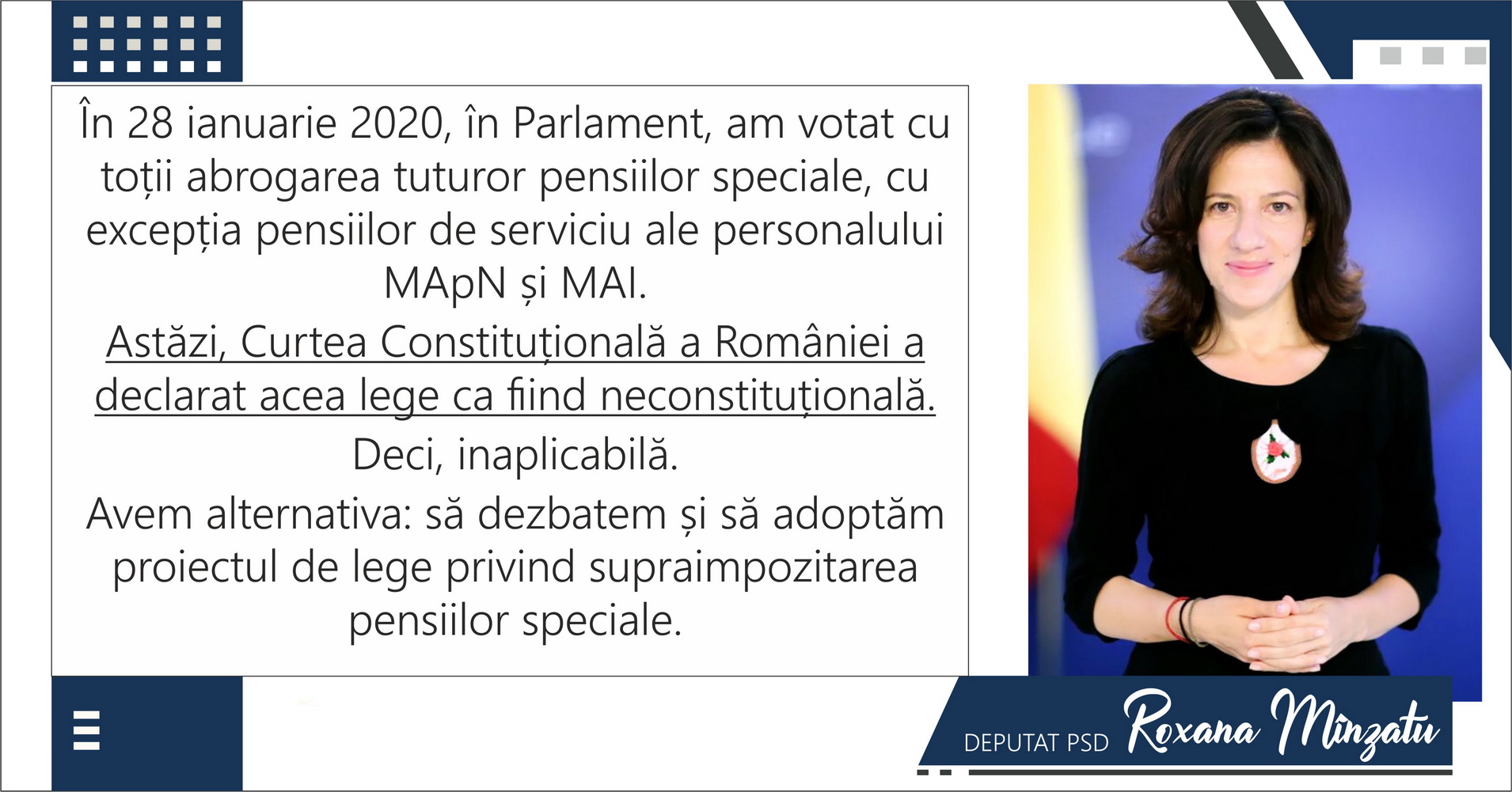 În 28 ianuarie am votat anularea pensiilor speciale. Acum CCR decide: anularea a fost neconstituțională. Adoptăm (lucid) supraimpozitarea?