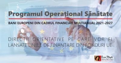 Ce va finanța Programul Operațional Sănătate 2021-2027?
