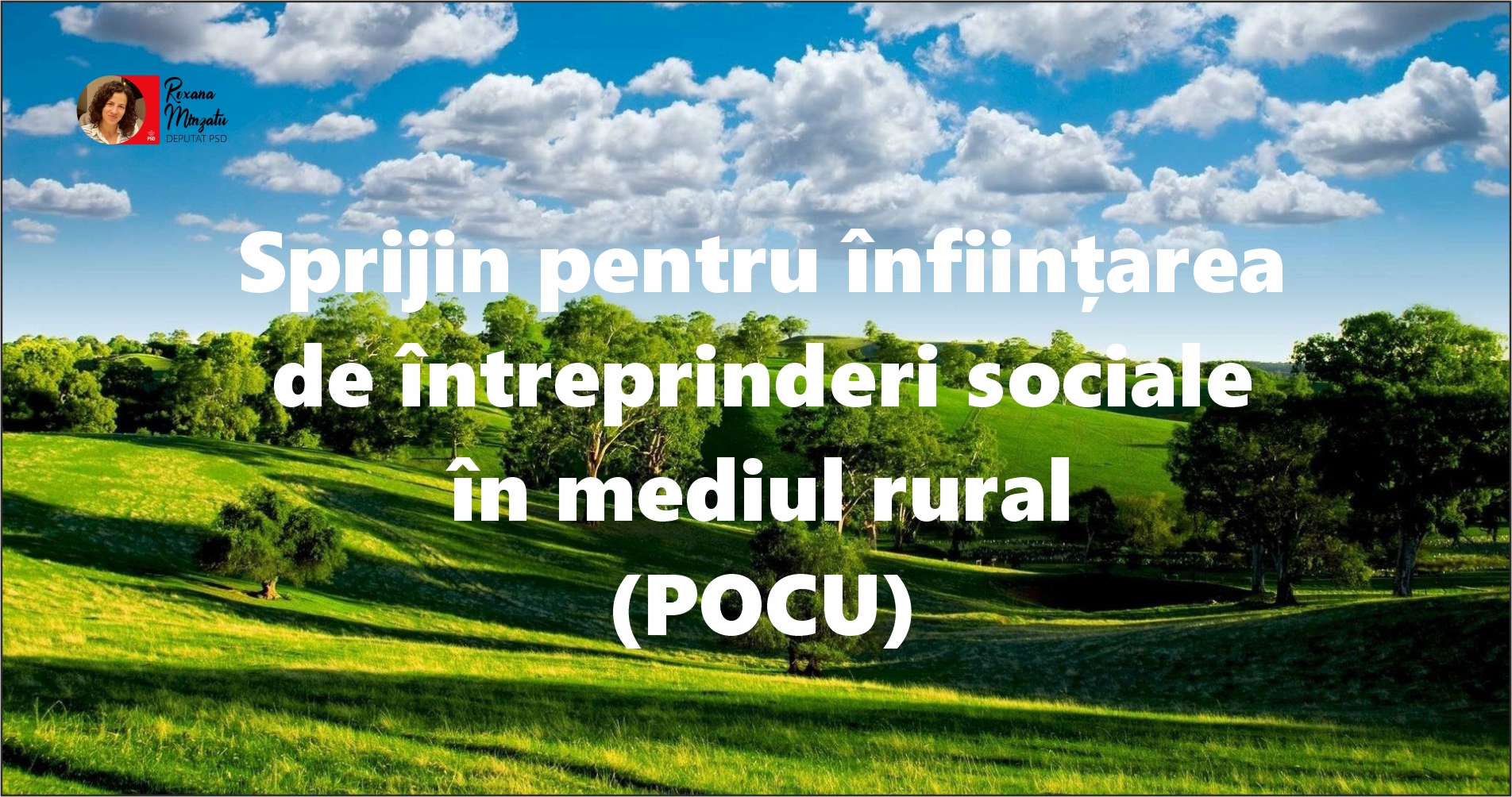 Sprijin pentru înființarea de întreprinderi sociale în mediul rural (POCU)